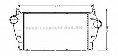 AVA QUALITY COOLING rt4295 -  Интеркулер